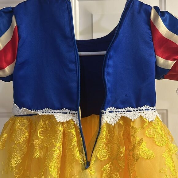 Toddler Unbranded Vibrant Snow White Layered Dress Tulle Zipper Disney Princess - Picture 12 of 14